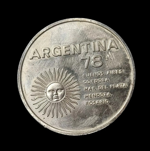 Moneda Argentina 1000 Pesos, 1978 Plata 0.900 Km# 78 - 778