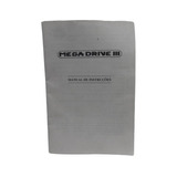 Manual De Instruções Original Mega Drive 3 Lindooo