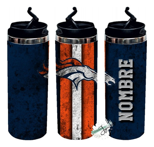 Termo Nfl De Tu Equipo Favorito Tipo Skinny Tumbler 400ml