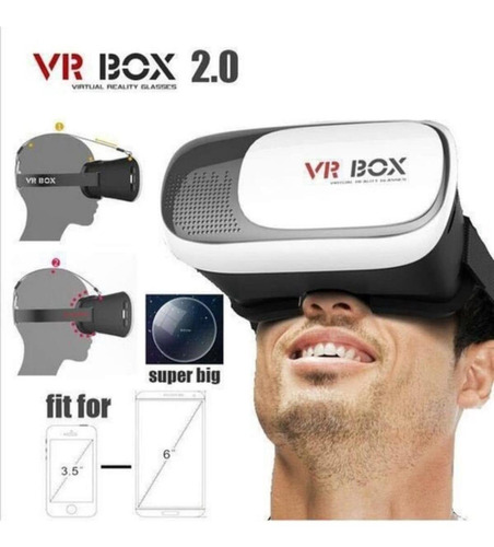 Oculos 3d Realidade Virtual Vr Box