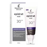 Epidrat Mat Protetor Solar Fps30 Hidratante Facial Mate 40ml