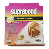 Burlete Autoadhesivo Suprabond De Goma Perfil P Color Marrón