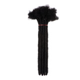 Linkmai Extensiones De Rastas 100 % Cabello Humano De 0.1in,