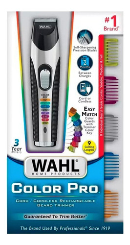 Recortadora Cabello Barba Recargable Wahl Color Pro 9891-100