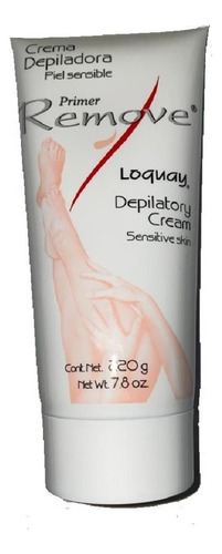 Crema Depiladora Loquay Piel Sensible Rostro Pierna Bikini