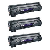 3x Toner Para M1132 1132 M1132mfp 1132mfp Ce285a 85a Novo