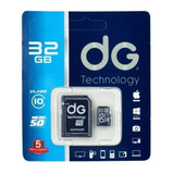 Memoria Micro Sd 32gb Clase 10 + Adaptador Sd Dg Original