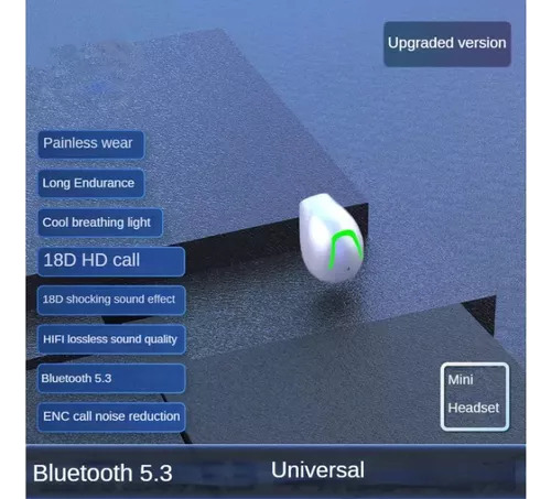 Auriculares Intraurales Bluetooth Ocultos