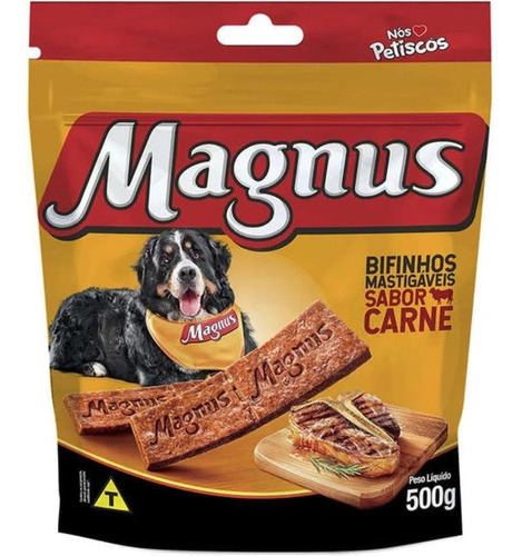 Bifinho Magnus 500 G Sabor Carne