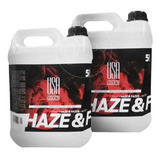 2x Líquido Para Maquina Haze A Base De Agua Fluído 5 Litros