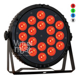 Canhao De Led Parled 18 Leds 12w Rgbw Dmx Quadriled 4in1