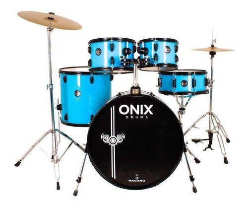 Bateria Nagano Onix Drums Smart 22 Baby Blue Bbe