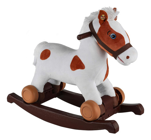 Rockin' Rider Zanahoria 2 En 1 Pony De Peluche Montable, Pin