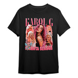 Camiseta Karol G Bichota Season Graphic Pink Girl Cantora