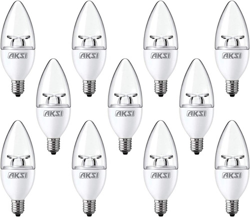 Foco Led Aksi Vela 25w 4w Luz Cálida 3000k E12 Pack10