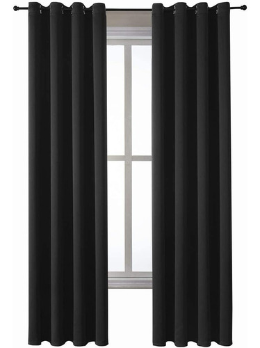 Cortinas Blackout Recamaras Economicas Largas 275x241cm,2pzs