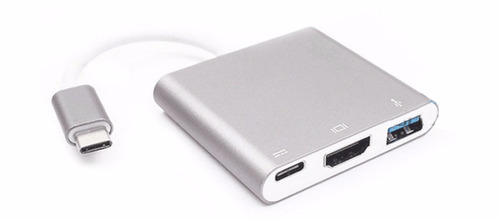 Adaptador Type C 3.1 Hdmi Usb 3.0 Usb C Macbook Celulares