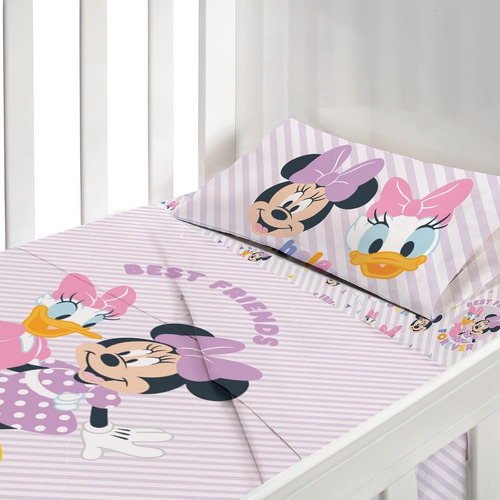 Sabanas Infantil Cuna Funcional Piñata Minnie Mouse Disney
