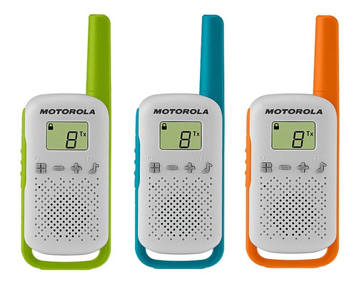 Handy Walkie Talkie Motorola T110tp 2 Vías 25 Km 3 Unidades