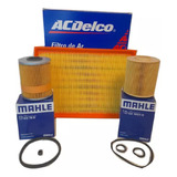 Kit Filtros Chevrolet Corsa 2 Meriva Td 1.7 Gm Acdelco Mahle