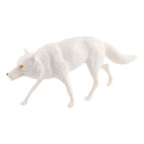 Adornos De Simulación Con Forma De Cachorro De Lobo Blanco,
