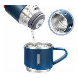 Set Termos Para Caliente Frio Termo Café Te + 3 Tazas 500 Ml