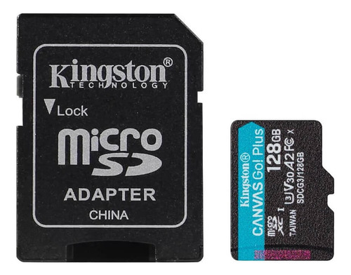 Cartão Microsdxc 128gb Kingston Canvas Go! Plus 170mb/s