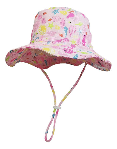 Gorra De Playa Para Sol Y Niños Con Estampado De Sombrero De