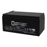 Bateria Recargable Sla De 12 Voltios 3.4 Ah Mighty Max