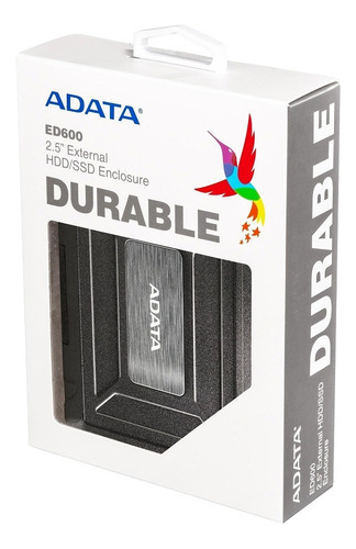 Adata Cofre De Disco Duro Ed600 De 2,5, Usb 3.2 Gen 1, 