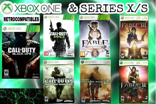 Paquete De 7 Juegos Xbox One Originales Retrocompatibles 