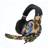 Auricular Gamer Gtc Hsg-518 Play To Win Camuflado Gaming 