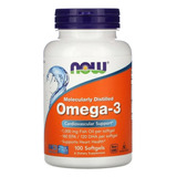 Fish Oil Omega 3 Now Foods 100 Softgel Epa Dha Importado Usa