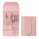 Set Manicure Pedicure Y Cuidado Facial 16 Piezas + Estuche