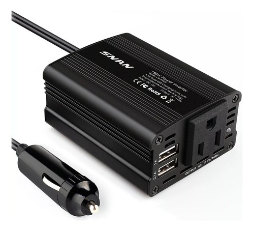 Inversor De Alta Potencia Para Coche 150 W, Doble Usb