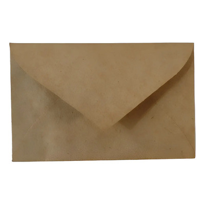 Sobres Kraft Mini 9.3x6.0cm Café 100 Piezas Para Tarjetas De Visita Liso