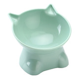 Oblique Mouth High Foot Cat And Dog Food Bowl Plastic Bowl