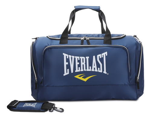 Bolso Everlast Gym Grande Deportivo Urbano Reforzado Tira De Hombro Color La Mejor Calidad! Diseño S By Happy Buy Color Azul 14908