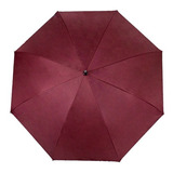 Paraguas De Golf Sombrilla Semiautomático Jumbo 135 Cm Color Rojo