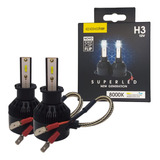 Lâmpada Ultra Super Led H3 Code Tech One 8000k 02 Pç