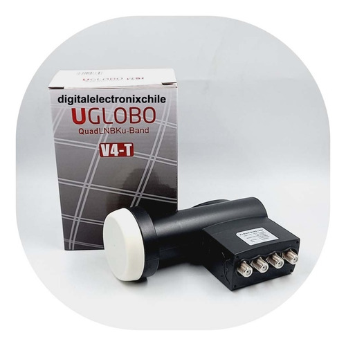 Lnb 4 Salidas Duo Uglobo Quad Banda Ku Universal 