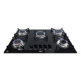 Fogão Cooktop Gás Askoi 5 Bocas C/ 2 Bocas Grandes Preto 110v/220v