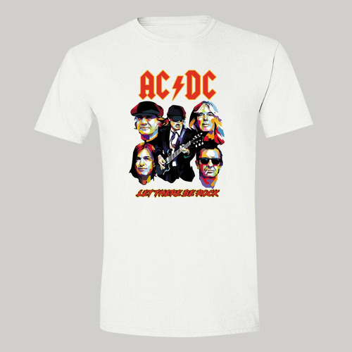 Playera Hombre Rock Ac/dc Let There Be Rock 840b