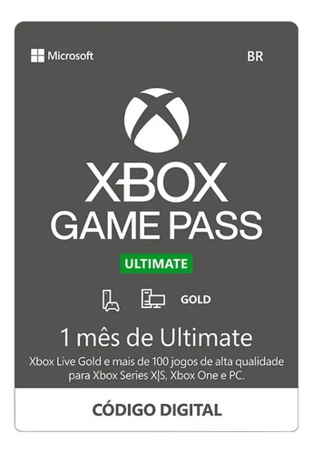 Xbox Game Pass Ultimate 1 Mês