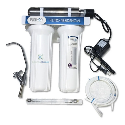 Filtro Purificador Agua Potable Domestico 3etapas Carbon Uv. | Envío gratis