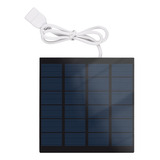 Cargador Solar Portátil.. 5w 6v Usb Camping