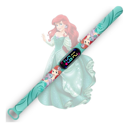 Reloj Niña La Sirenita Touch Digital - Princesa Ariel