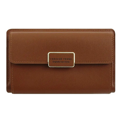 Cartera Para Dama Crossbody Porta Celular Juvenil 7090 Color Cafe \u002F BR | Meses sin interés