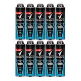 Kit 10 Desodorante Rexona Men Impacto Aerosol Antitranspiran