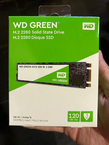 Disco Sólido  Western Digital Wd 120gb - M.2 2280 Green 